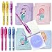 BONNYCO Penna Invisibile e Taccuino, 8 Pezzi Sirena Gadget Compleanno Bambini, Bomboniere Compleanno, Giocattoli Pignatta | Regalini Fine Festa Compleanno Bambina | Gadget Bambini Sirena