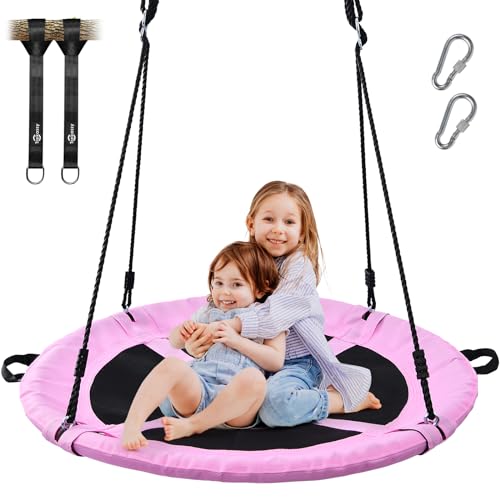 Trekassy 40 Inch Saucer Swing Pink