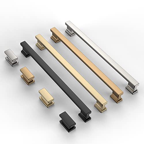 9Build 6 Pack 9 Inch Kitchen Cabinet Handles Brushed Satin Nickel Cabinet Pulls Kitchen Cabinet Hardware Kitchen Handles For Cabinets Cupboard Handles #TOP1