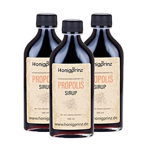Propolis Sirup mit natürlichem Propolis, Honig, Salbei und Sonnenhut (3 x 200ml) Cover