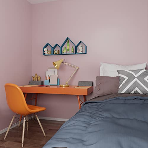 Lacheery Textured Champagne Pink Contact Paper Solid Matte Pink Peel And Stick Wallpaper For Girls Bedroom Nursery Kitchen Wallpaper Removable Self-Adhesive Pale Pink Wallpaper Wrapping Paper 12"X160" #TOP4