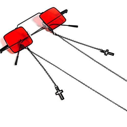 Generic Corrente de óculos com pingente antiperda, corrente de óculos retrô multiuso, correia para ó
