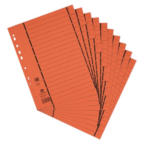 Intercalaires Elba 06456og perforés pour réparer le désordre des classeurs de bureau