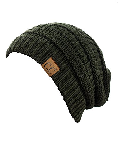 Image of Cambridge Select Thick Slouchy Knit Oversized Beanie Cap Hat