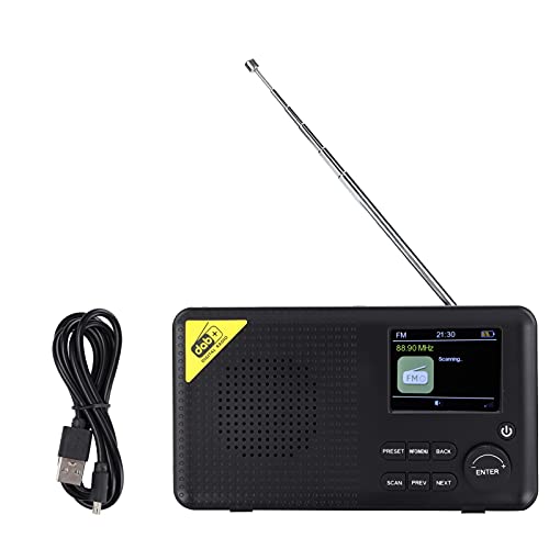 Ebtools Dab+ Digital Radio, Portable Bluetooth 5.0 Dab Radio Receiver With 2.4?Inch Lcd Screen, Suitable For Home, Office, Outdoor, Travel #TOP6