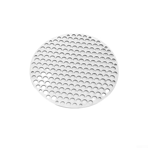 Rejilla redonda de acero inoxidable para barbacoa, rejilla de metal de repuesto para cocinar carne, pescado, verduras, parrilla de carbón, accesorios de barbacoa al aire libre (18 cm)
