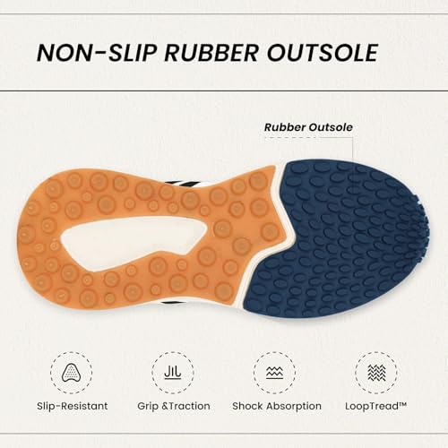 Rosella Carlie White Sneakers for Women - Women's Fashion Sneakers with Honeycomb EVA Midsole - Lightweight Stylish Patchwork Casual Platform Lace Up Tennis Gym Workout Walking Runing Shoes4