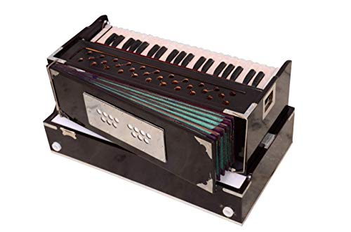 Image of Harmonium 2 Line Reed (Bass + Male) 42 Keys Folding Portable Harmonium with Coupler and High Sound Quality
