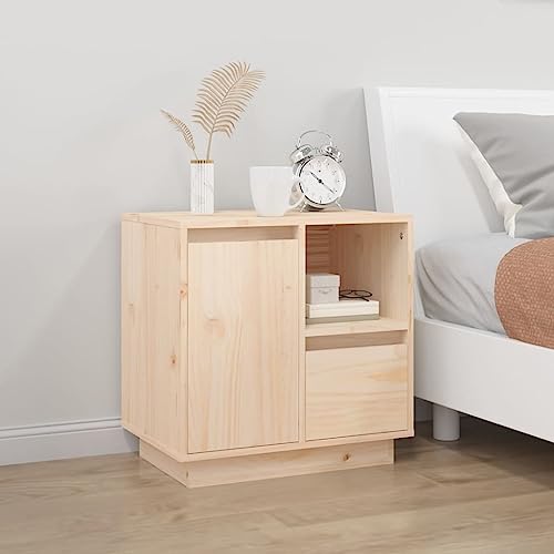 Table de nuit rustique pour organiser votre chambre et libérer de l'espace - 3