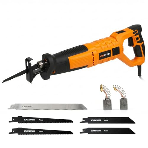 Extbtfor 850W Power Reciprocating Saw 6 Variable Speed 28MM Stroke Length