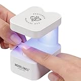 modelones Mini UV Light for Gel Nails, UV Nail Lamp, Nail Light with 2 Timers for Fast Curing Gel Polish Nails Extension, Portable LED USB Flash Cure Lamp for Travel