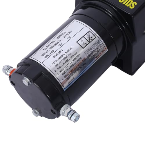 Winch Eléctrico 2000lb 12V para ATV UTV con Control Remoto miniatura 5