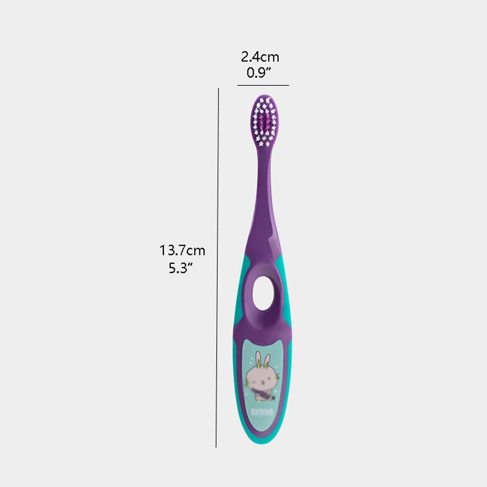 Cura Orale Spazzolino da Denti per Bambini con setole morbide, spazzolino Manuale per sorrisi Luminosi e Denti e Gengive sani, Confezione da 3 spazzolini per Bambini dai 3 ai 6 Anni Regalo