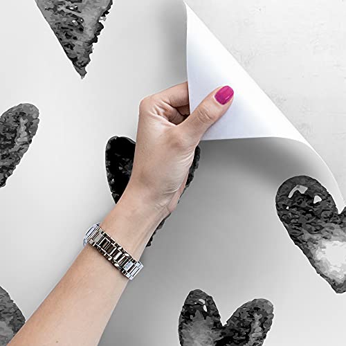 Muralo papiers peints muraux cœurs Coloray pour masquer les défauts - 4