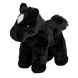 Aurora® Adorable Mini Flopsie™ Beau™ Stuffed Animal - Mini Companions Ready for Playful Adventures - for Kids All Ages, Toddlers, Adults, and Families - Black 8 Inches