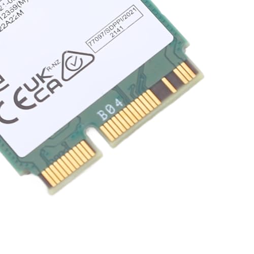 Tarjeta inalámbrica WiFi 6E M.2 de 5374Mbps, Tri Banda 2.4GHz/5GHz/6GHz, Bluetooth 5.2, Adaptador de red portátil de alta velocidad, interfaz PCIe, compatible con Windows 10 y 11 miniatura 5