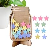 Tarro de recompensa de estrella, tarro de recompensa muy interesante, tarro de recompensa portátil | Tarro de estrella de entrenamiento de comportamiento para niños, atractivo y encantador, regalo