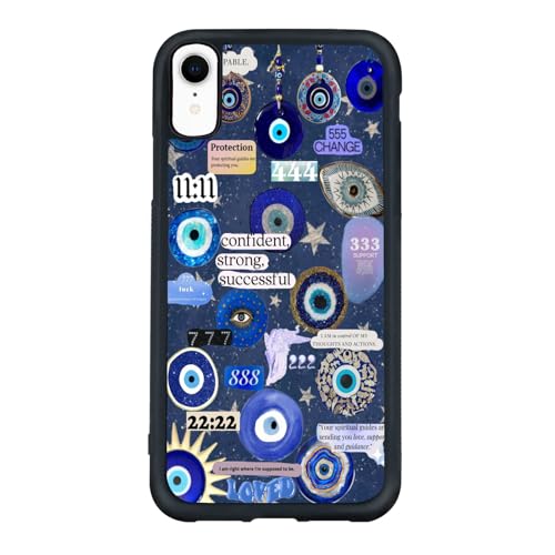 qizjio Evil Eye Phone Case Shockproof Protective for iPhone XR