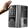 TCL D2 Pro Smart Lock with Palm Vein Recognition, Wi-Fi Keyless Entry Deadbolt Door Lock, Built-in Doorbell, IP55 Waterproof, 10000mAh Rechargeable Battery, Auto Lock for Front Door (Dark Grey)