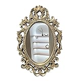 Miroir mural décoratif au design exquis, sculpté à la main. Sa forme unique et ses motifs vintage finement travaillés apporteront une touche décorative raffinée à votre intérieur.