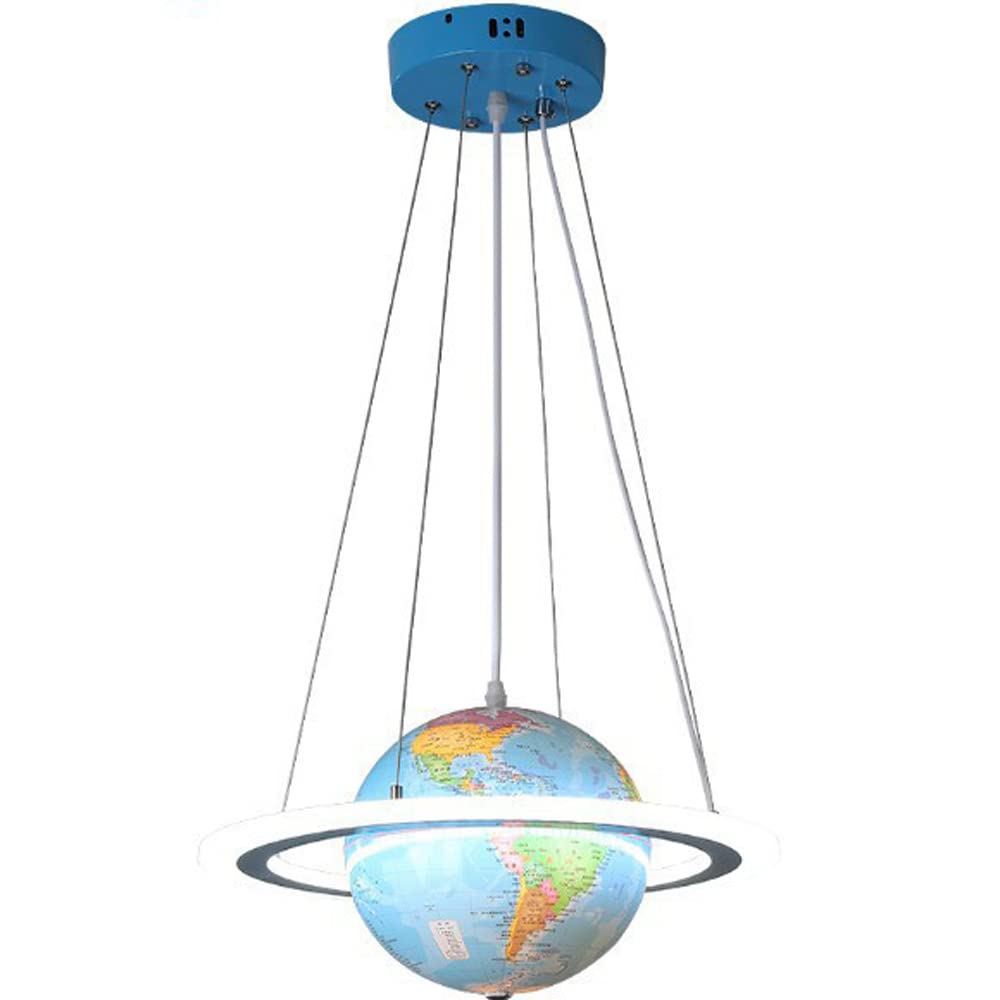 Suspension pour enfants globe bleu déco idéale pour chambre de garçon branchée