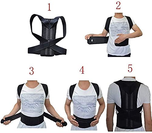 Correcteur de posture mixte réglable pour soulager la cyphose