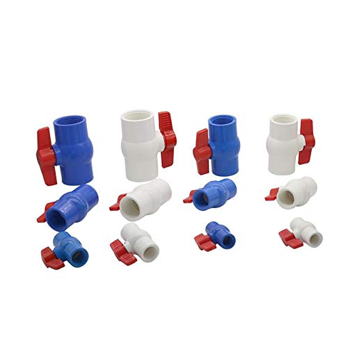Válvula de bola de PVC con rosca hembra de 1/2 a 2 pulgadas para control de agua 4