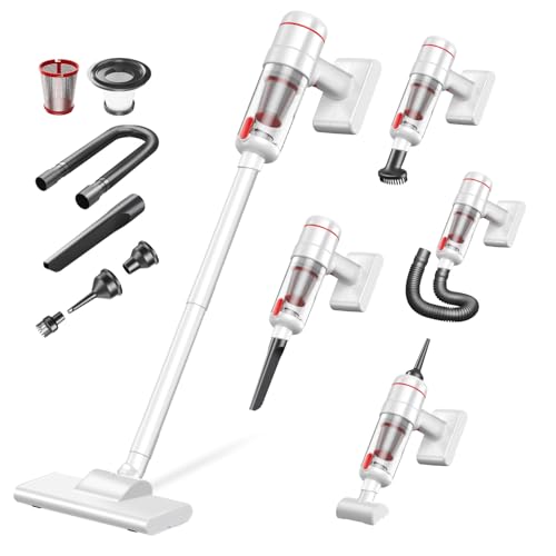 �|���@ �R�[�h���X �y2026�ƊE 28000pa �����͋z��&�����o���z �O���[��LED���C�g�t�� �d���G�A�_�X�^�[ �X�e�B�b�N�N���[�i�[ �n���f�B�N���[�i�[ �R�[�h���X�|���@ Type-C�[�d�� 8��ރm�Y�� �����p�C�v �y��0.6kg �������� �ԗp