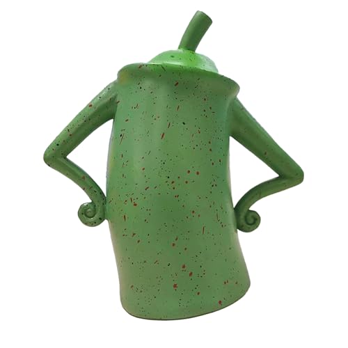 Tarro de almacenamiento para café hermético y decorativo verde 2