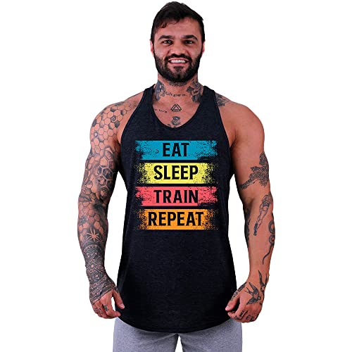 Kit 3 Regatas Longline Masculina MXD Conceito Academia Musculação Treino Gym Cavada Tank (G, Opção 1