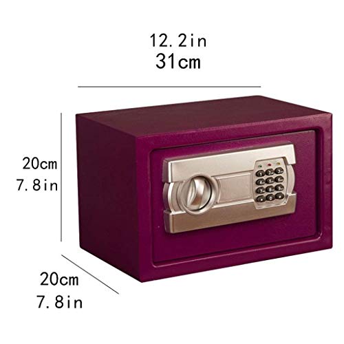 Coffret de sécurité électronique RLKHXBS en acier noir avec alarme - 2