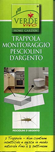 TRAPPOLA ADESIVA CONTRO I PESCIOLINI D'ARGENTO IN CONF. DA DUE TRAPPOLE