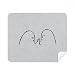 Wrist Wrestling Black Cute Chat Happy Cleaning Cloth Screen Cleaner 2pcs Suede Fabric