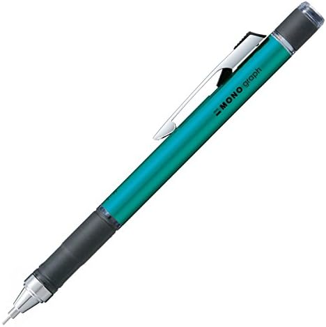 Tombow Mechacical Pencil 0.5mm Mono Graph Grip, Shine Turquoise (DPA-141C)