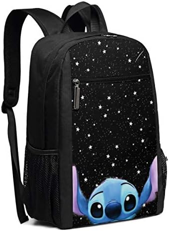 Travel Laptop Backpack Space Stitch College School Bookbag Computer Bag Casual Daypack For Women Men