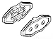 Ridgid 93090 Set of Jaws F/3237 Tong