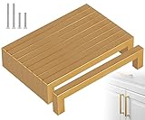 MATERIAL Y DISEÑO: Tiradores para armarios modernos, construcción con sensación de solidez tras su fijación a los armarios. Hecho de acero inoxidable con níquel cepillado, reducir las huellas dactilares, que protege las asas de la oxidación. Las roscas bien acabadas mantienen las asas estables y son fáciles de instalar.