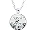 Oval Bambi & Mother 'Always with you' quote dome Keychain,Unique Key Ring Customized Gift,Everyday Gift Key Chain