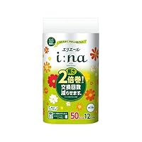 Amazon.co.jp: エリエール トイレットペーパー i:na(イーナ) 3.2倍巻き 