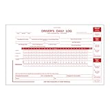 Driver Daily Status Checklist Book – 35 Carbonless Duplicate Forms, 1 Pack, Helps Record Alertness, Rest and Fitness to Drive