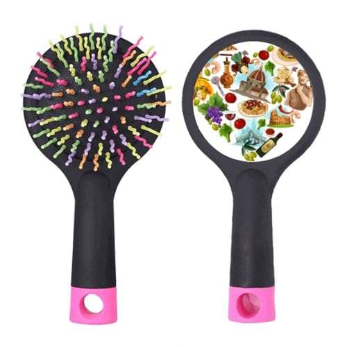 Brosse à cheveux Italie salon de coiffure portable pour sublimer vos brushings de voyage