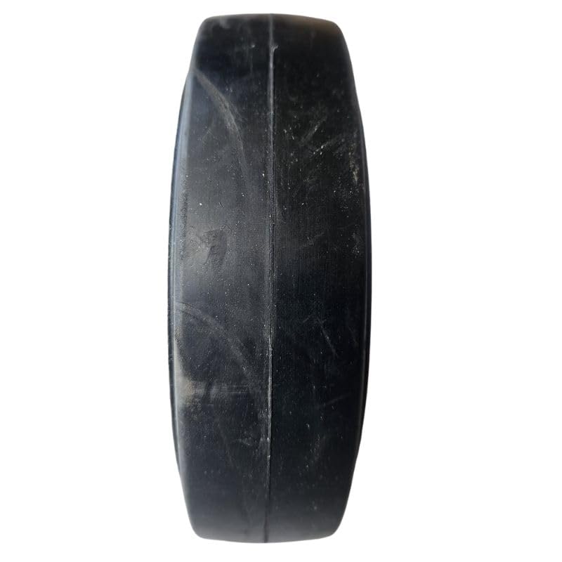 Rueda giratoria para transpaleta de goma, 180x50mm, eje de 20mm TYMBIA
