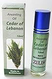 Zuluf Cedar of Lebanon Anointing Oil Authentic Fragrance from Jerusalem 10ML Bottle
