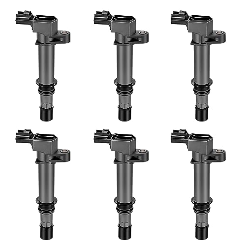 BDFHYK Ignition Coil Pack UF270 Set of 6 Compatible with Jeep Liberty Commander Dodge Ram Dakota Durango Nitro Mitsubishi Raider 3.7L V6 Replacement for UF297 UF399 IC243 C1231