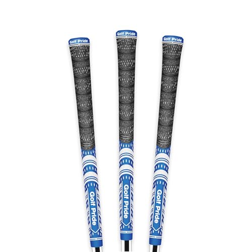Golf Pride MCC Golf Club Grip, Blue/White, Midsize, 3 Pack