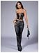 Floerns Women's PU Leather Cut Out Lace Up Corset Zipper Cropped Club Halter Top Black Medium