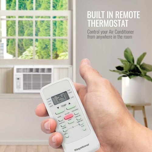 Keystone 12,000 BTU Window Air Conditioner and Dehumidifier, 115V, Window AC Units for Apartment, Living Room, Garage, and Medium Sized Rooms up to 550 Sq.Ft., Window Unit Air Conditioners with Remote by Keystone - Image 9