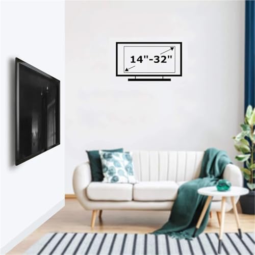 Support mural universel pour TV SCRUBY fixe profil bas ultra robuste 40kg - 4