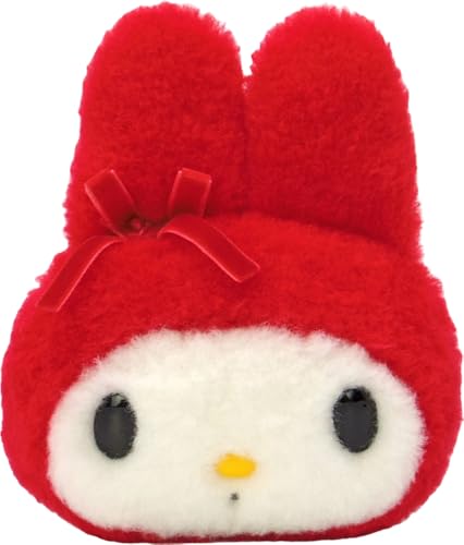 ナカジマコーポレーション マイメロディ 赤チェック フェイスパスケース 219794-25