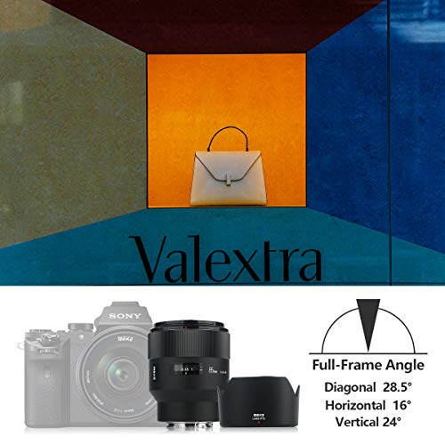 MEKE 85mm F1.8 Manual Focus Full Frame Large Aperture Standard Medium Portrait Lens with Electronic Aperture & EXIF Information Transmission for Sony E-Mount Cameras A7 A7R A7C A7RII A7SIII A7SII A9